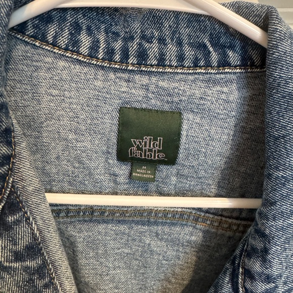 wild fable Light Blue Denim Jacket - Picture 3 of 4